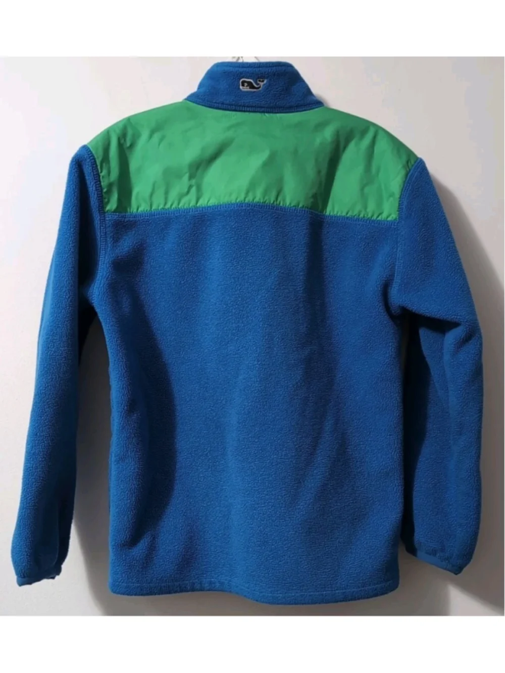Vineyard Vines Fleece Jacket Full Zip Blue Green Kids 7
